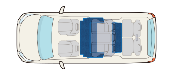 イラスト：ノア、ヴォクシー、エスクァイア 8人乗